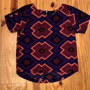 Fun & Flirt Geometric Blouse